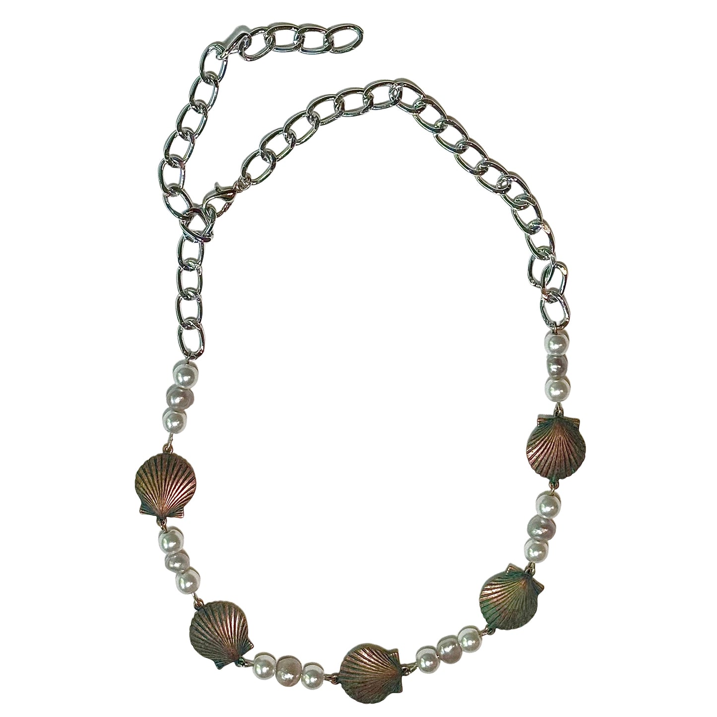 Seashell treasures choker